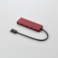 ELECOMiGRj U2HC-A429BRD@USB Type-Cڑ4|[gUSB2.0nu