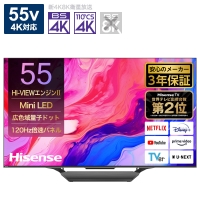 nCZX  55U8N ter [55V^ /BluetoothΉ /4KΉ /BSECS 4K`[i[ /YouTubeΉn
